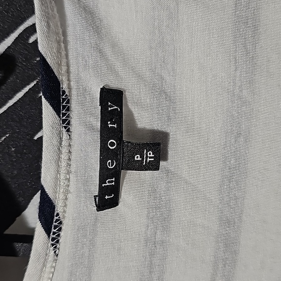 Theory Striped Sleeveless Dress Size Small Petite‎ - Picture 4 of 7